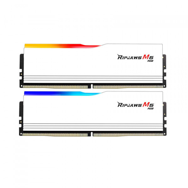 Ram Desktop Gskill RIPJAWS M5 RGB WHITE 32GB (2x16GB) Bus 5200MHz DDR5