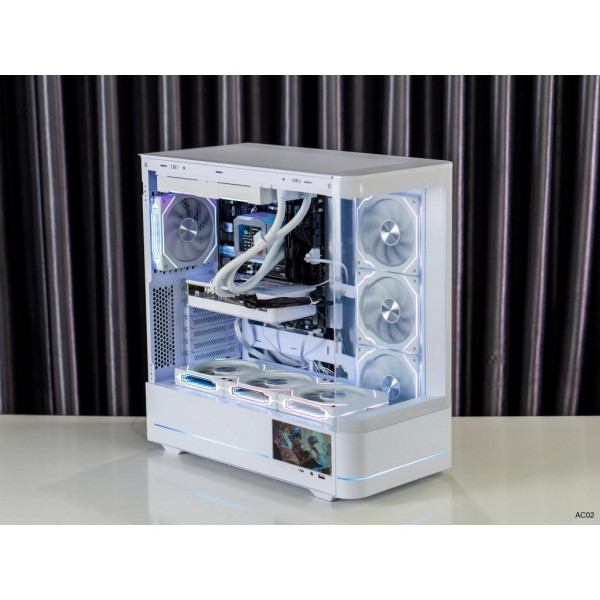 PC TTG AMD GAMING LUXURY RYZEN 7 9850X3D - RTX 5070 12GB OC WHITE - TẶNG KÈM MÀN HÌNH 27 Inch 2K