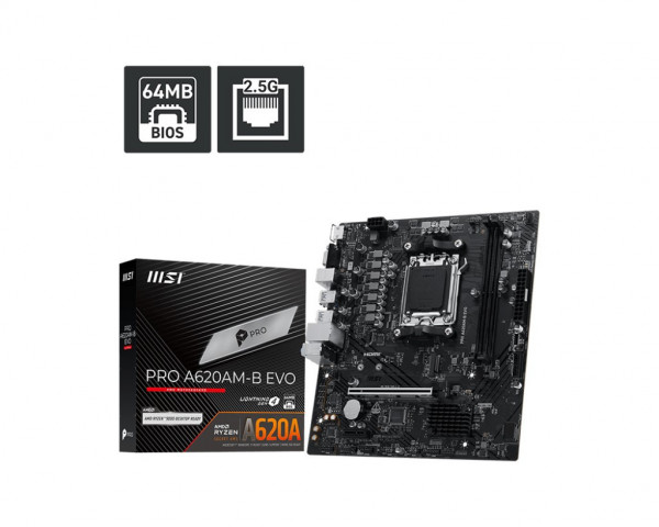 Mainboard MSI Pro A620AM-B EVO DDR5
