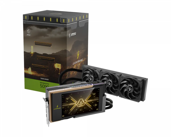 Card màn hình MSI GeForce RTX 5090 LIGHTNING Z 32GB GDDR7
