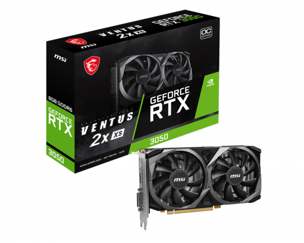 Card màn hình MSI GeForce RTX 3050 VENTUS 2X XS 8G OC