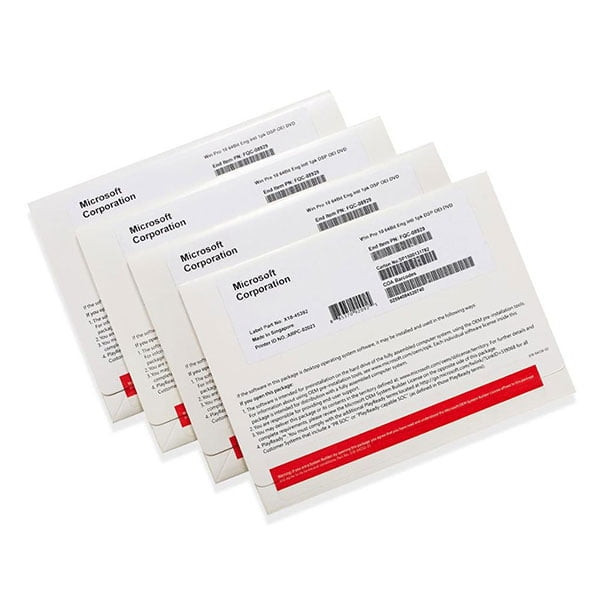 Phần mềm Microsoft Windows Pro 11 64Bit Eng Intl 1pk DSP OEI DVD (FQC-10528)
