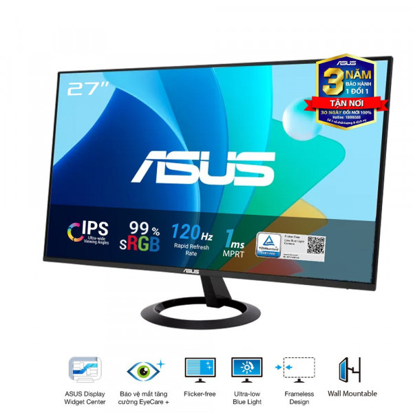 Màn Hình ASUS VZ279HG (27 inch - IPS - FHD - 120Hz - 1ms)