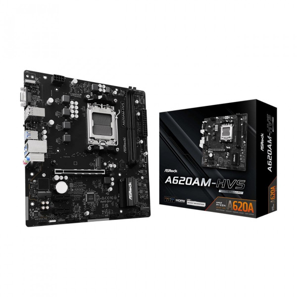 Mainboard ASRock A620AM - HVS (Chipset AMD A620A, Socket AM5, 2xDDR5, Micro-ATX)