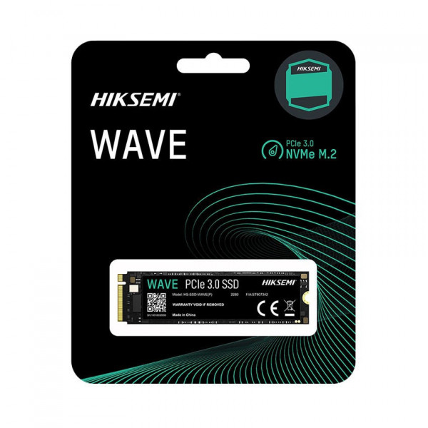 Ổ Cứng SSD HIKSEMI WAVE 512GB - M.2 2280 PCIe Gen3 x4 (Đọc 2500MB/s - Ghi 1025MB/s) - (HS-SSD-WAVE(P) 512G)