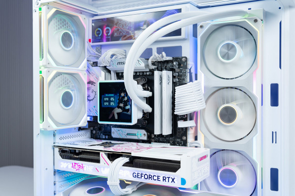 PC TTG AMD GAMING LUXURY RYZEN 7 9800X3D - RTX 5070 12GB OC WHITE