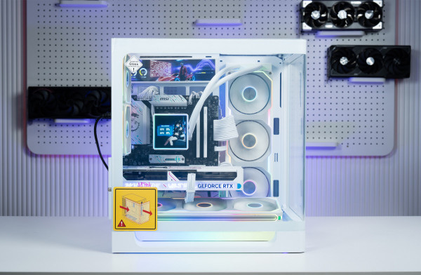 PC TTG AMD GAMING LUXURY RYZEN 7 9800X3D - RTX 5070 12GB OC WHITE
