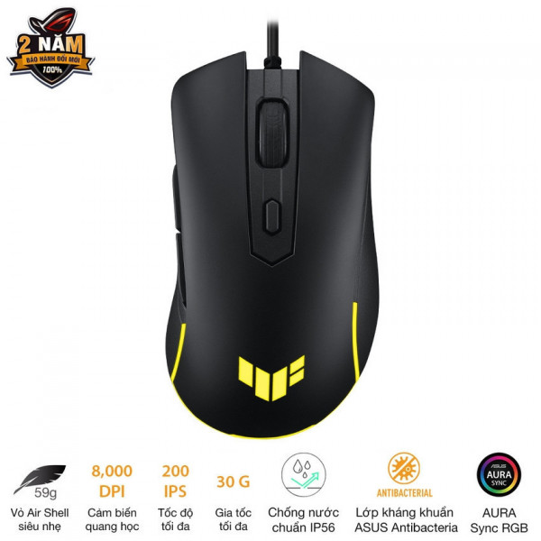 Chuột Gaming có dây ASUS TUF M3 GEN II (TRAY)