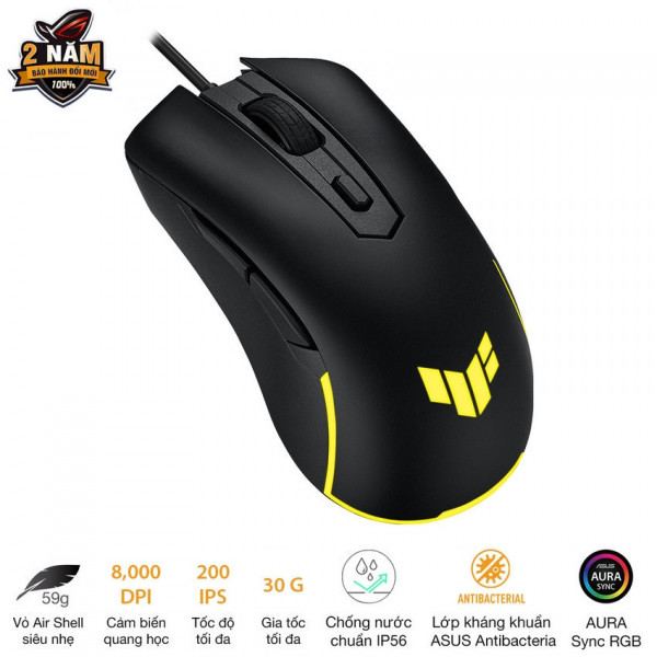 Chuột Gaming có dây ASUS TUF M3 GEN II (TRAY)