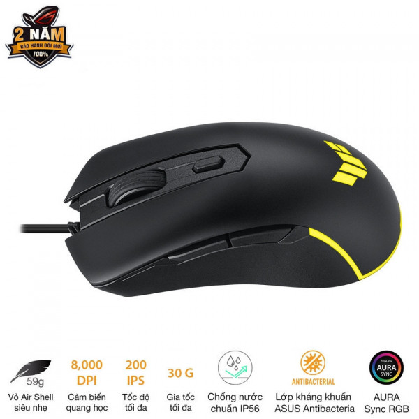 Chuột Gaming có dây ASUS TUF M3 GEN II (TRAY)