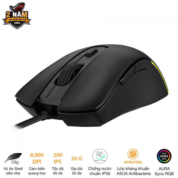 Chuột Gaming có dây ASUS TUF M3 GEN II (TRAY)