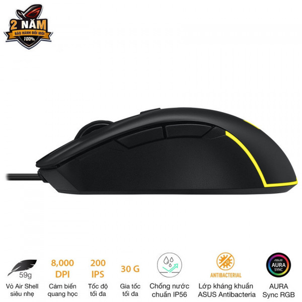 Chuột Gaming có dây ASUS TUF M3 GEN II (TRAY)