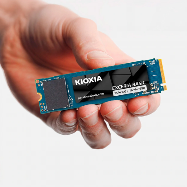 Ổ CỨNG NVME KIOXIA EXCERIA BASIC 1TB GEN 4X4 (6600 MB/s - 7200 MB/s)