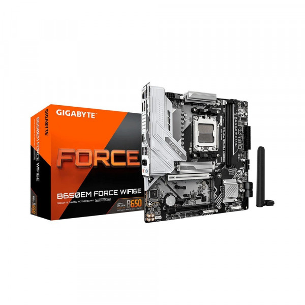 Mainboard Gigabyte B650EM FORCE WIFI6E (AM5, mATX, 2x DDR5, Wi-Fi 6E)