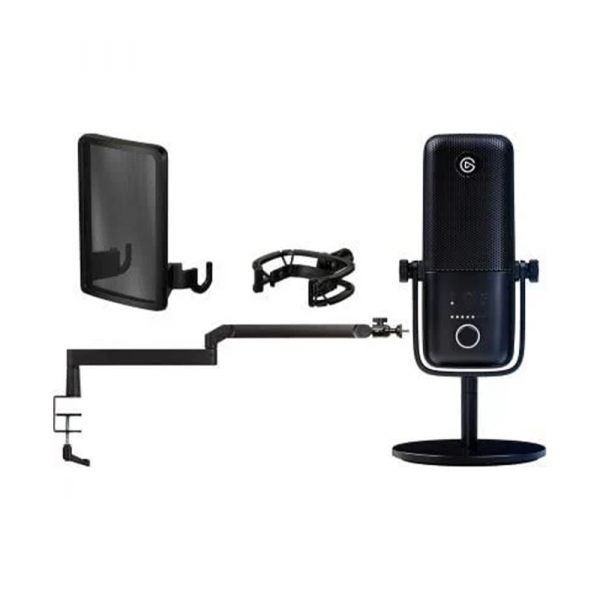 Mic thu âm Elgato Wave 3 Black
