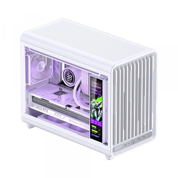 Vỏ máy tính JONSBO D33 WHITE (Mini Tower/ M-ATX/ Trắng)
