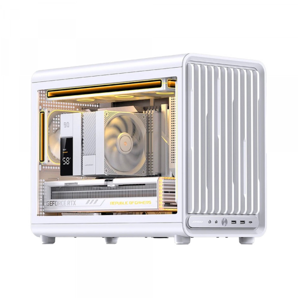 Vỏ máy tính JONSBO D33 WHITE (Mini Tower/ M-ATX/ Trắng)