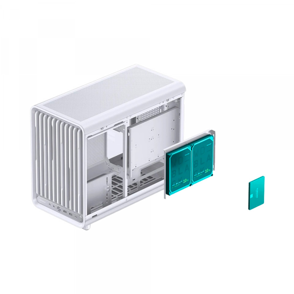 Vỏ máy tính JONSBO D33 WHITE (Mini Tower/ M-ATX/ Trắng)