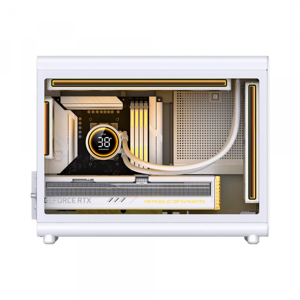 Vỏ máy tính JONSBO D33 WHITE (Mini Tower/ M-ATX/ Trắng)