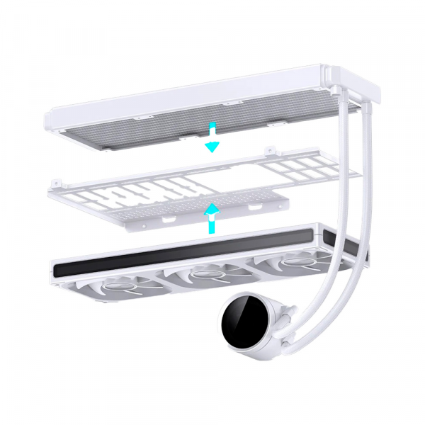Vỏ máy tính JONSBO D33 WHITE (Mini Tower/ M-ATX/ Trắng)