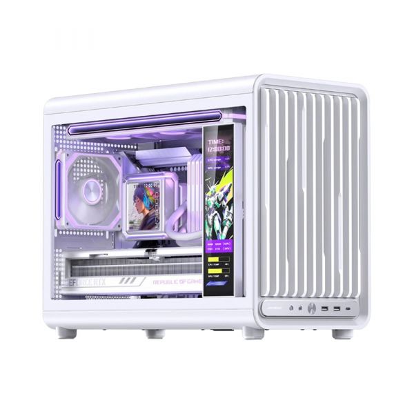 Vỏ máy tính JONSBO D33 WHITE (Mini Tower/ M-ATX/ Trắng)