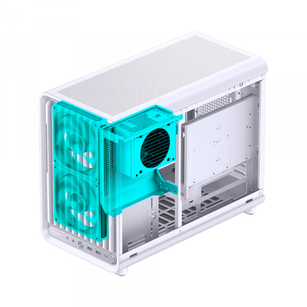Vỏ máy tính JONSBO D33 WHITE (Mini Tower/ M-ATX/ Trắng)