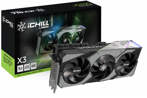 Card màn hình INNO3D GeForce RTX 5070 Ti iCHILL X3 16GB GDDR7