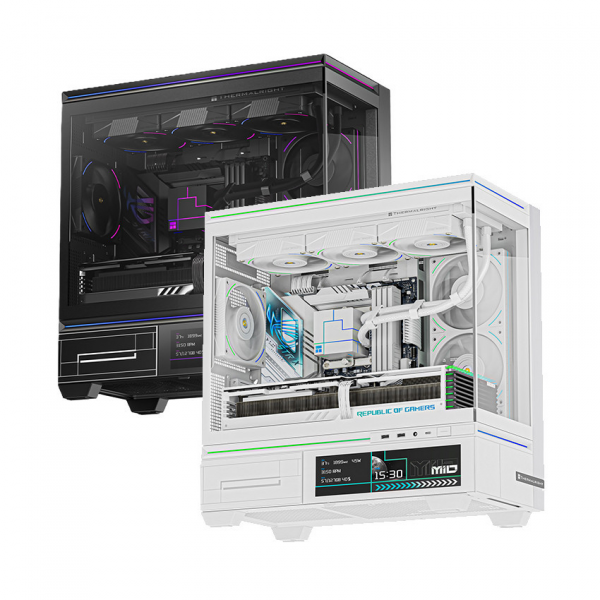 Vỏ case Thermalright TL-M10 Vision White ( M-ATX có màn hình 9.2 inch )